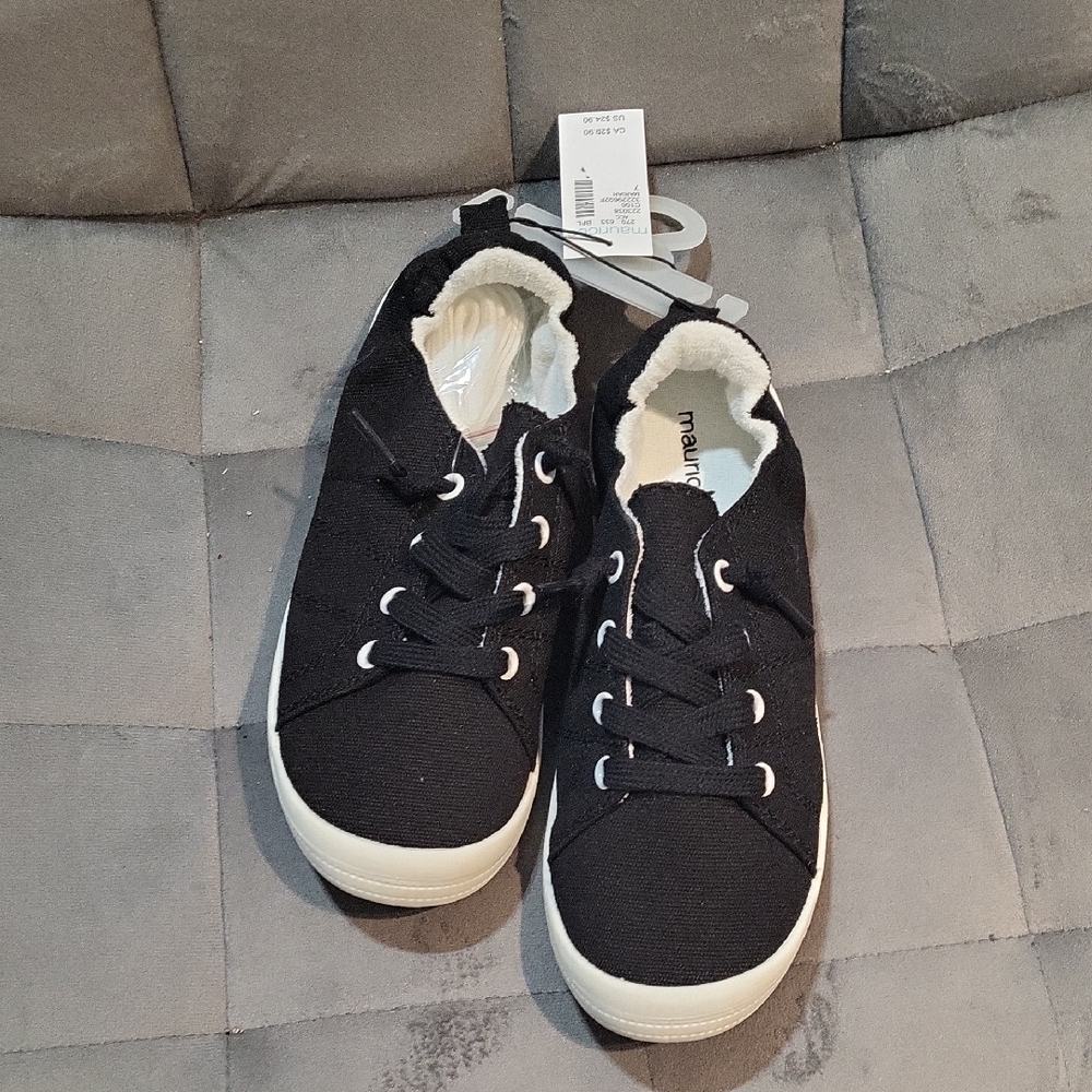 Maurices Women's Sneakers in Black and White